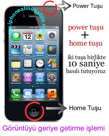 iphone görüntü yok ne yapacağım iphone ekran gitti