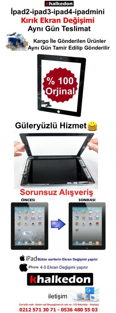  ipad kırık ekran tamiri